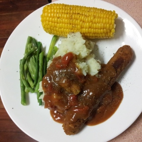 Bangers and mash (and a word on the developmental stages of a vegan diet)