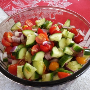 Fresh salsa salad